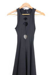 שמלה מעוצבת בשחור- S-XS